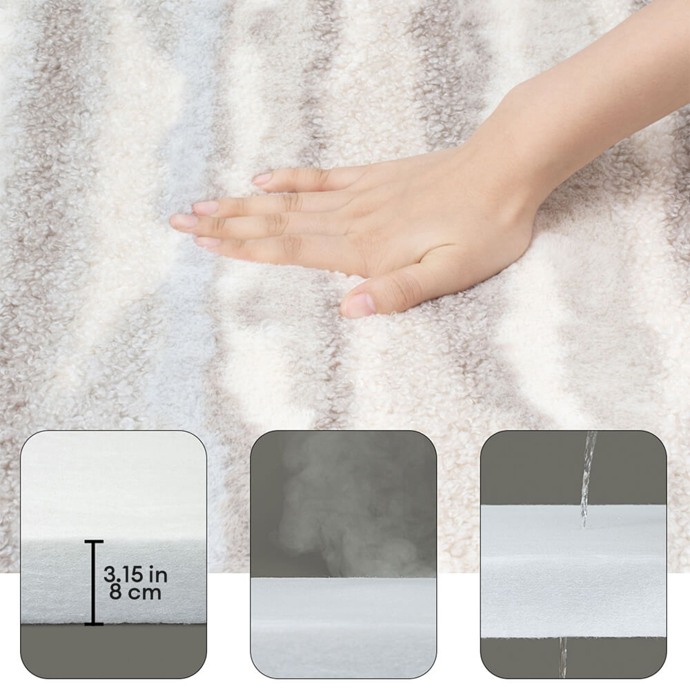 Zebra-pattern Grande rimovibile rimovibile ortopedico cuscino e cuscino per gatti