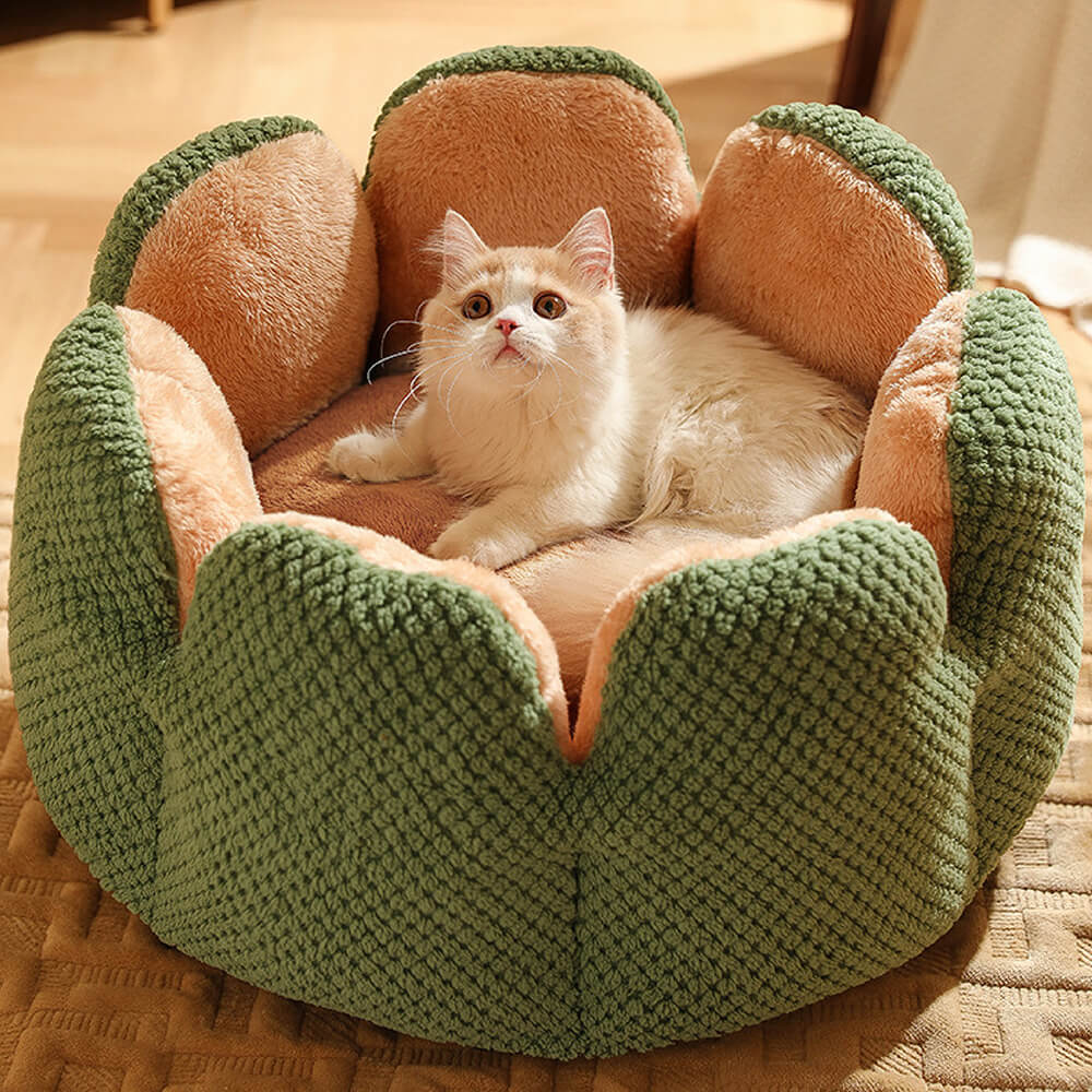 Cactus Shape Comfy Pet Bed - FUNNYFUZZY