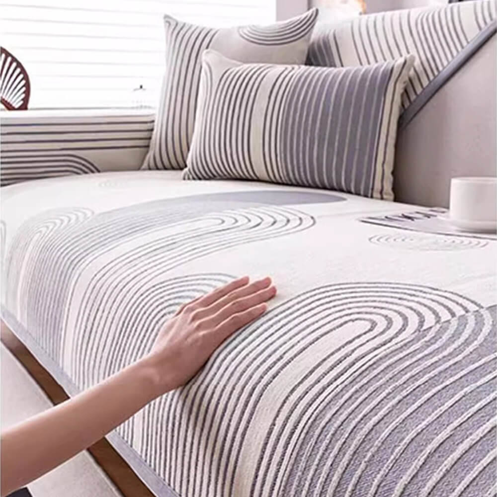 Cubierta del sofá resistente a los arañazos de Chenille Arch Patrón