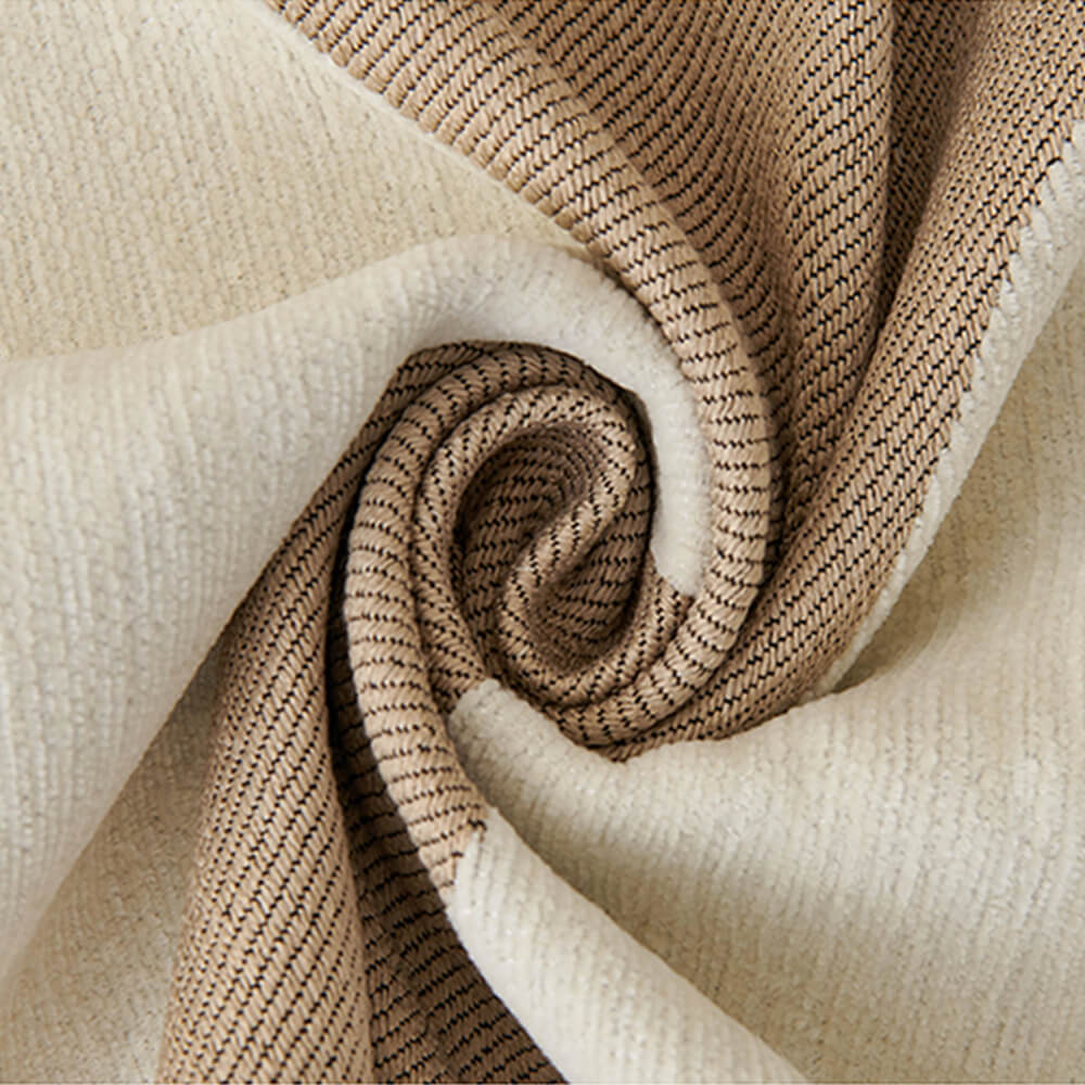 Cubierta de sofá de lanzamiento de chenilla de doble cara geométrica