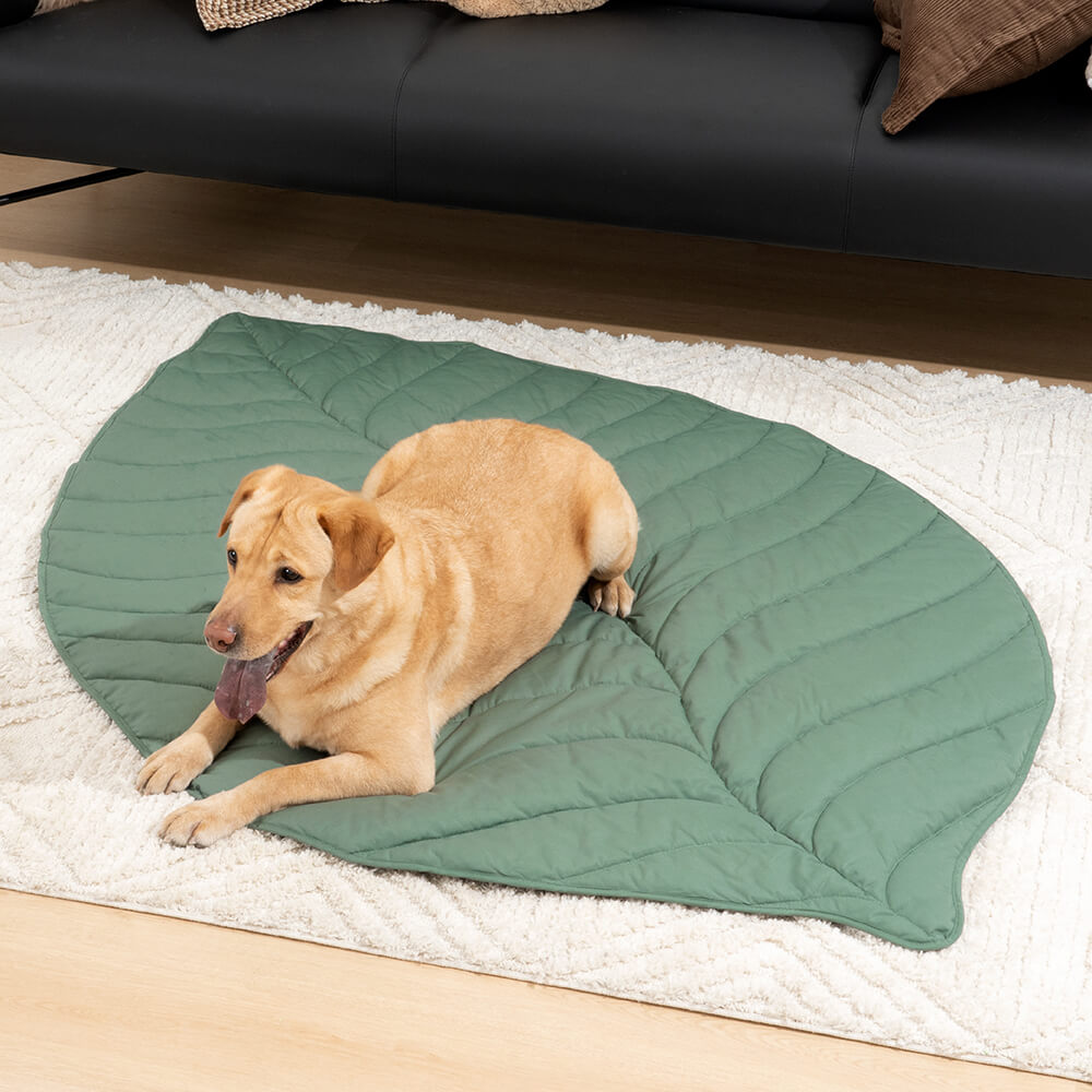 Super Large Leaf Shape Human Mat Dog Blanket - FUNNYFUZZY