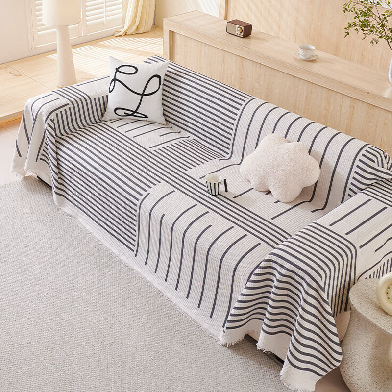 Patrón geométrico multi-<tc>Color</tc> Funda de sofá: diseño moderno para un hogar con estilo