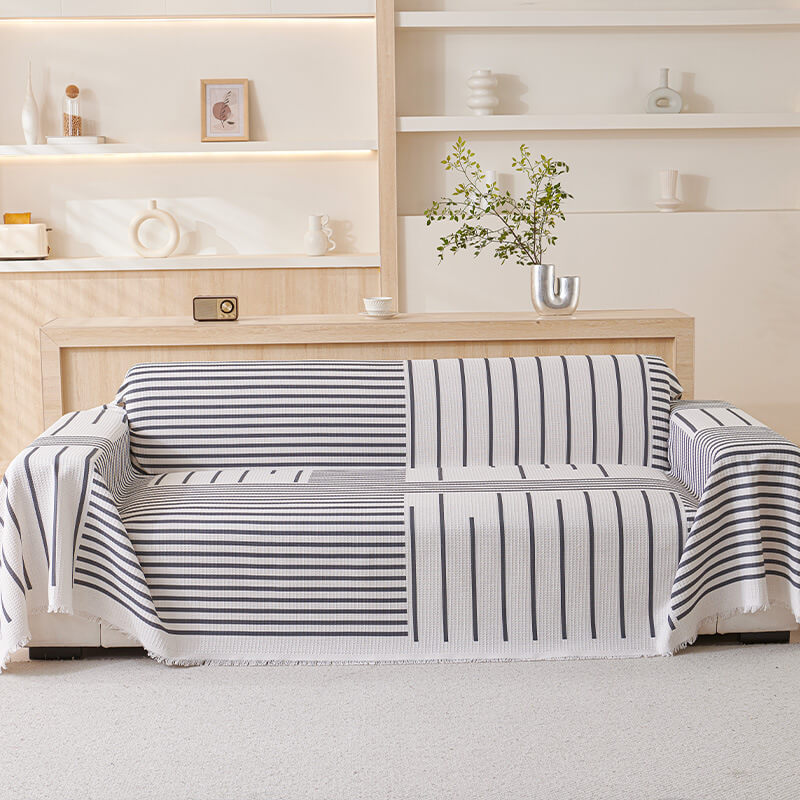 Patrón geométrico multi-<tc>Color</tc> Funda de sofá: diseño moderno para un hogar con estilo