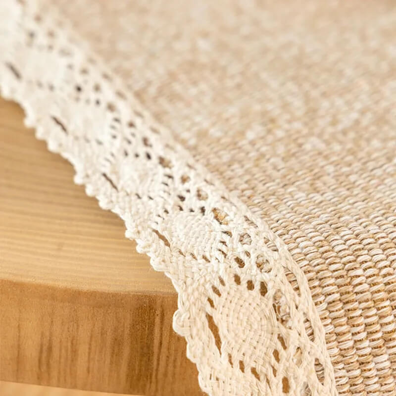 Copertura del divano non slip in lino in cotone tessuto a mano per tutte le stagioni