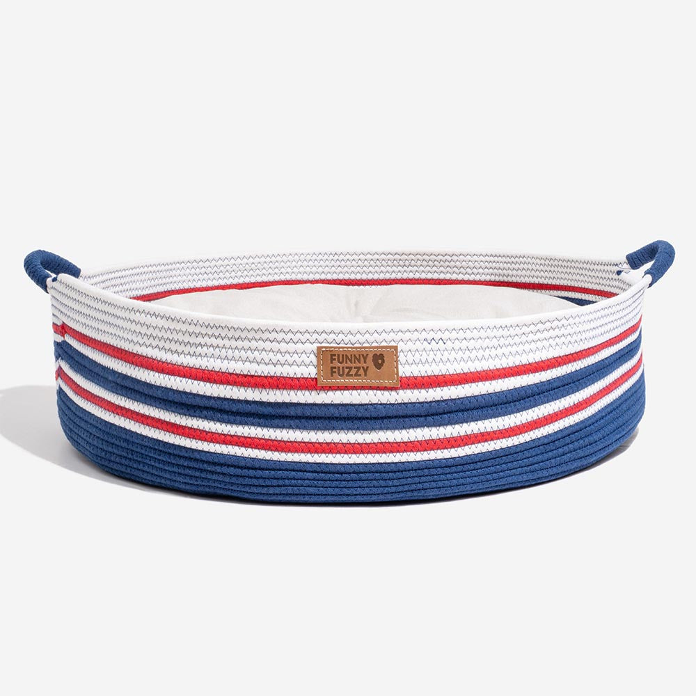 Stripe a mano Calmante Letto per gatto - Nest senza tempo