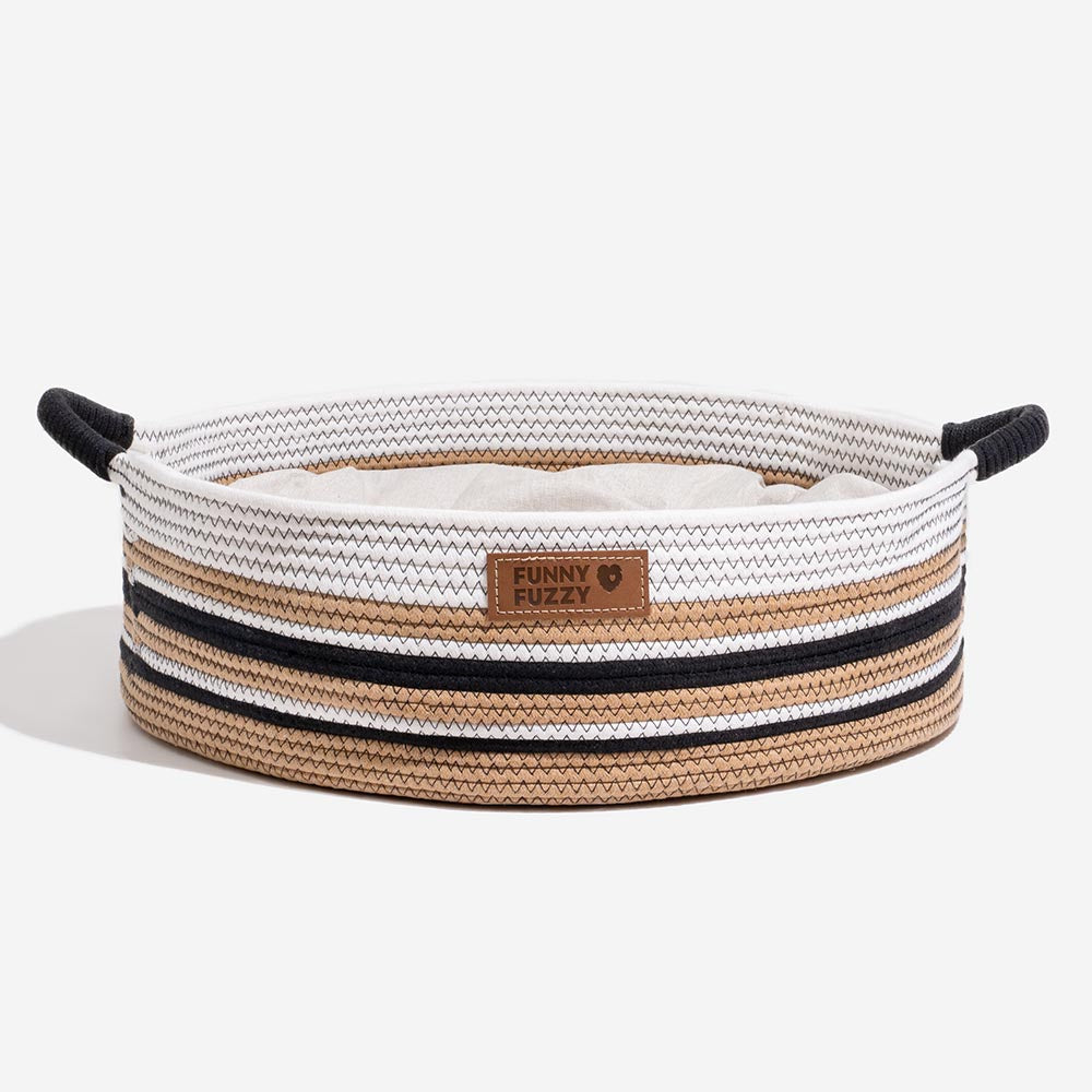 Stripe a mano Calmante Letto per gatto - Nest senza tempo