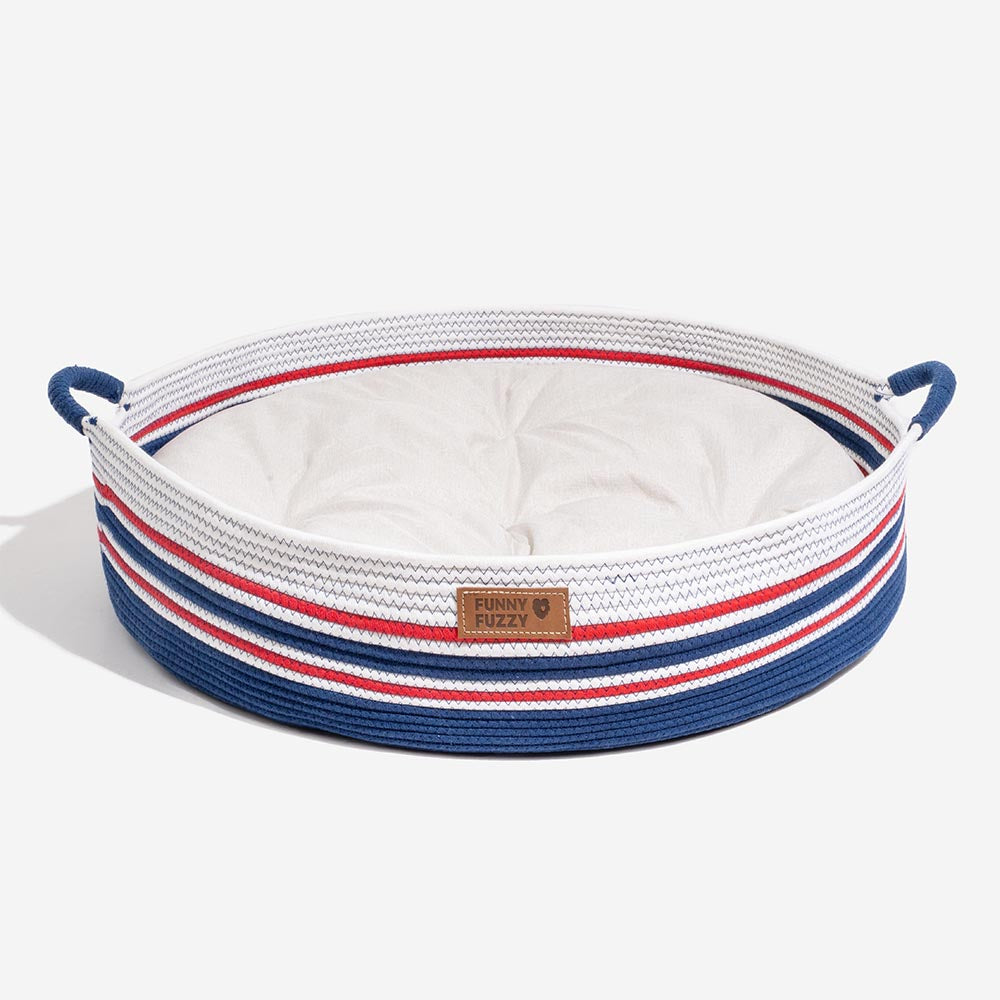 Stripe a mano Calmante Letto per gatto - Nest senza tempo