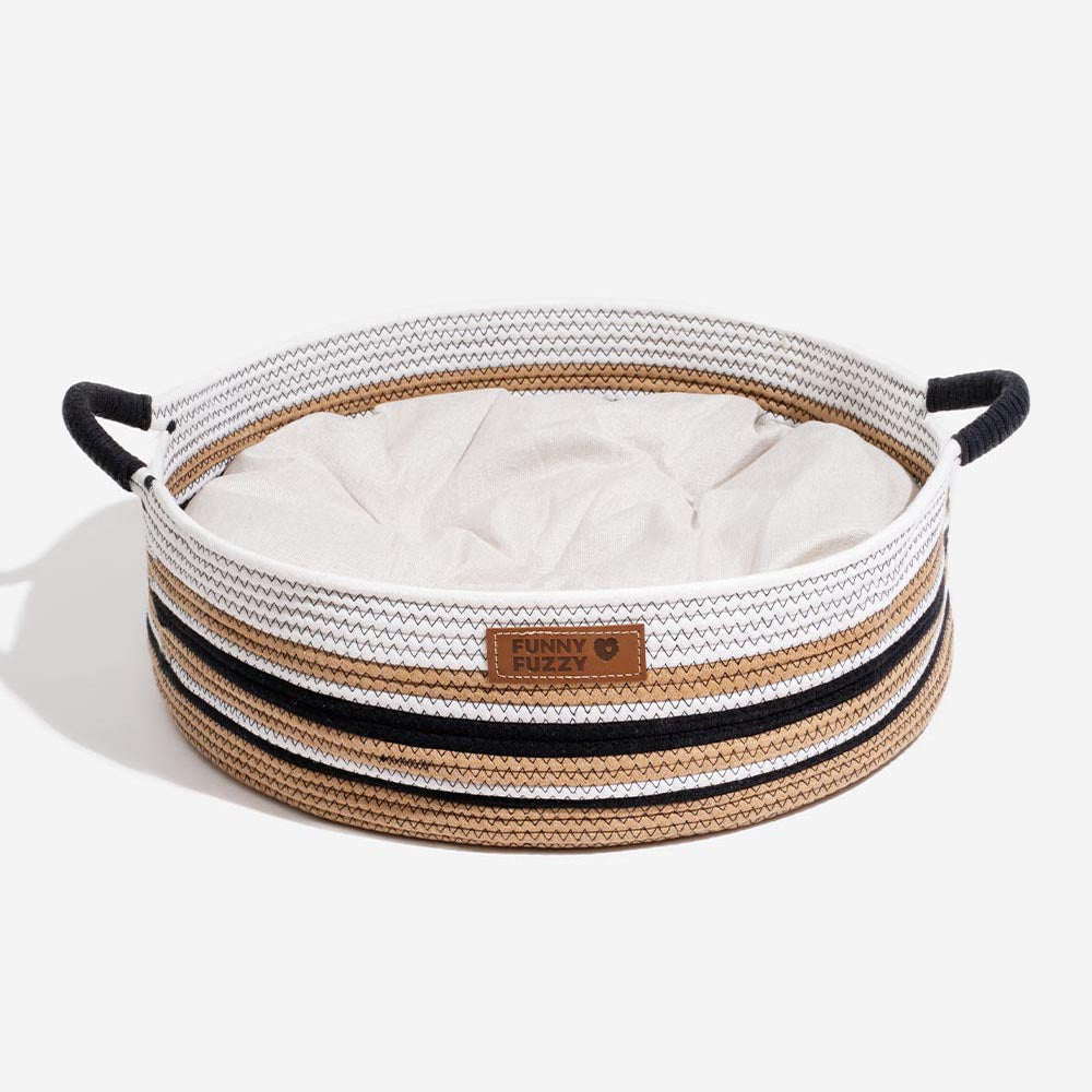 Stripe a mano Calmante Letto per gatto - Nest senza tempo