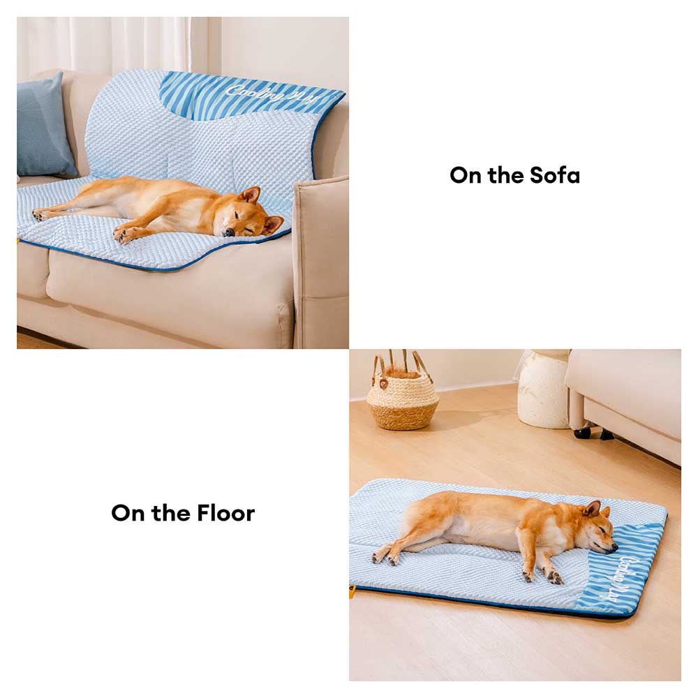 Estera para perros sin deslizamiento de enfriamiento grande - siesta de enfriamiento