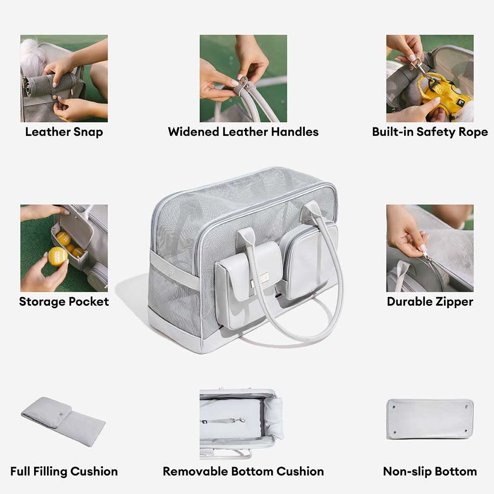 Carrier de mascotas de malla transpirable ligero - Urban Facil