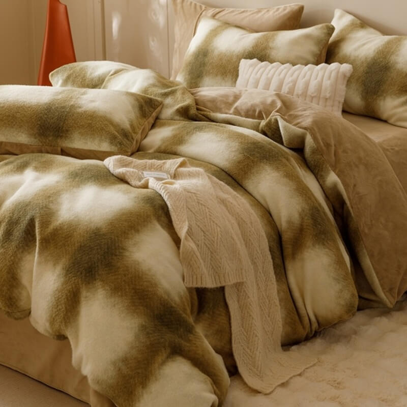 Luxuriöses, ultraweiches, elegantes Komfort-Bettlaken-Set aus Kaschmirimitat