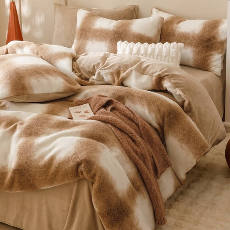 Luxuriöses, ultraweiches, elegantes Komfort-Bettlaken-Set aus Kaschmirimitat