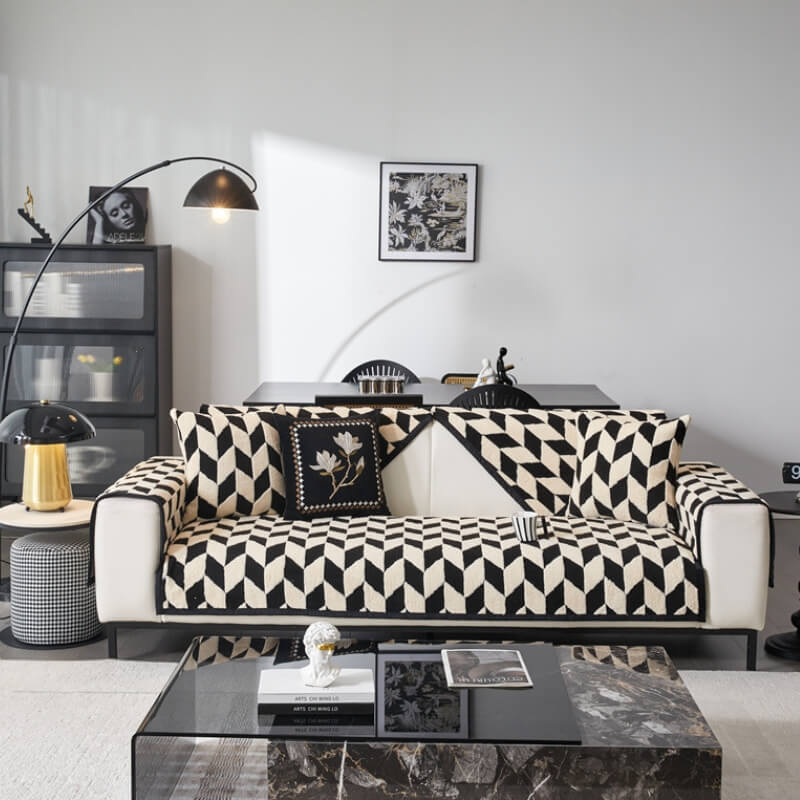 Cover del divano di divano peluche di peluche moderno