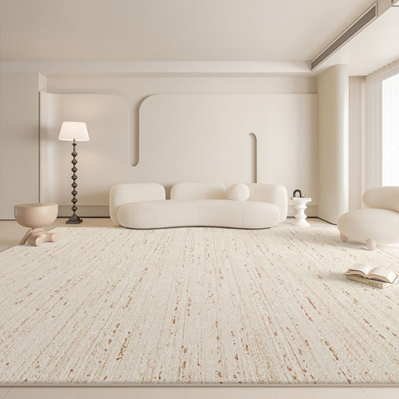 Moderno peluche finto cashmere area soggiorno arredamento tappeto