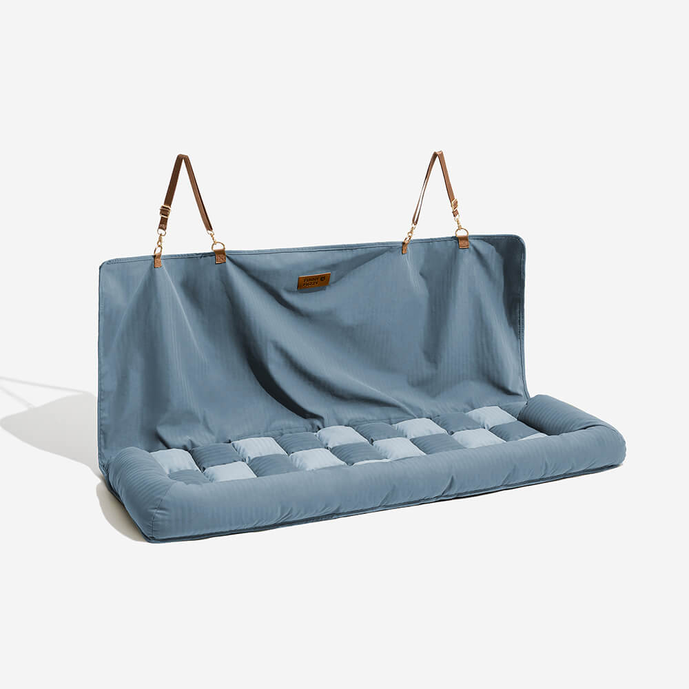 Travel Bolster Seguridad asiento trasero Bed de asiento para perros grandes - salón de ajedrez