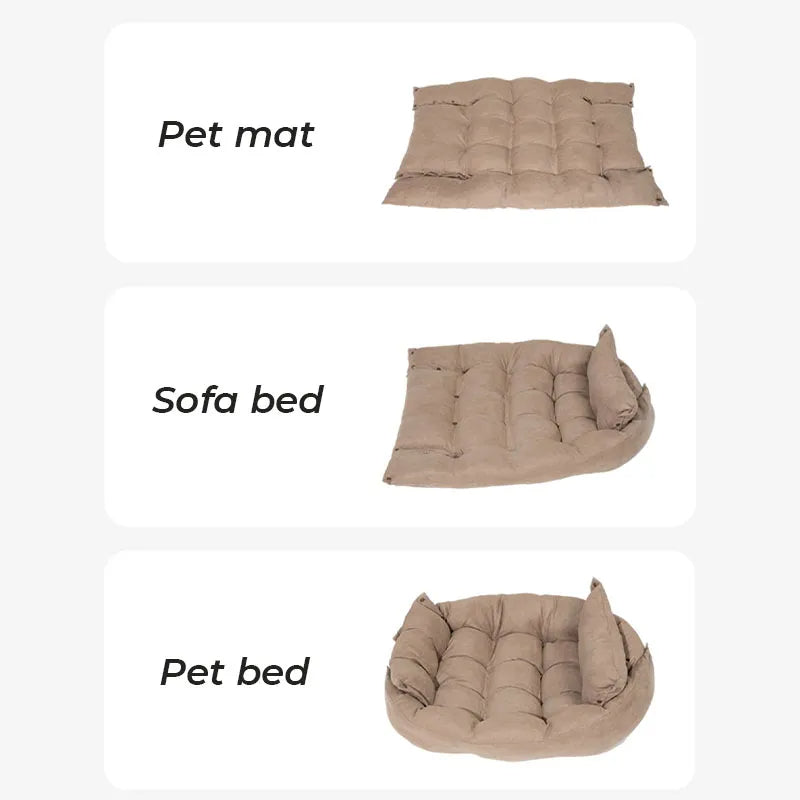Mat de mascotas multifuncional gato de gato suave y cama para perros