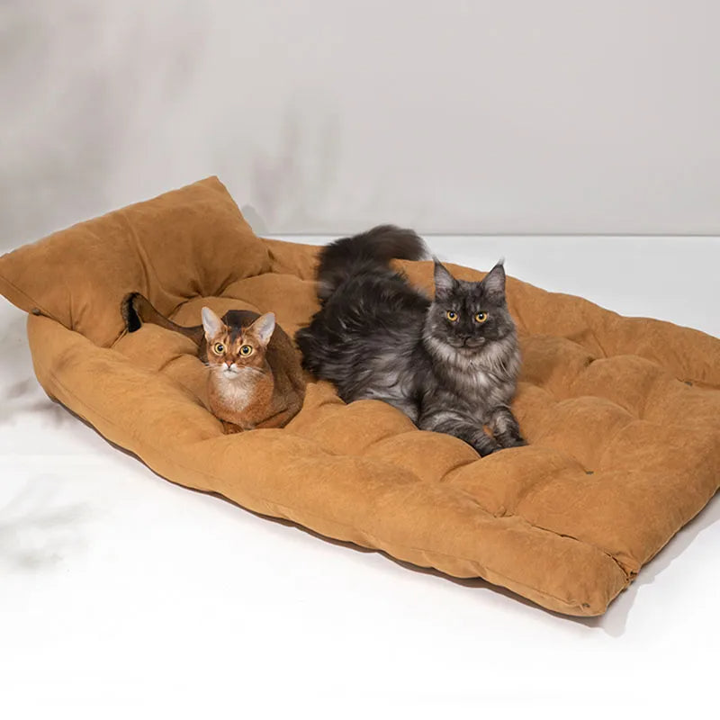 Mat de mascotas multifuncional gato de gato suave y cama para perros