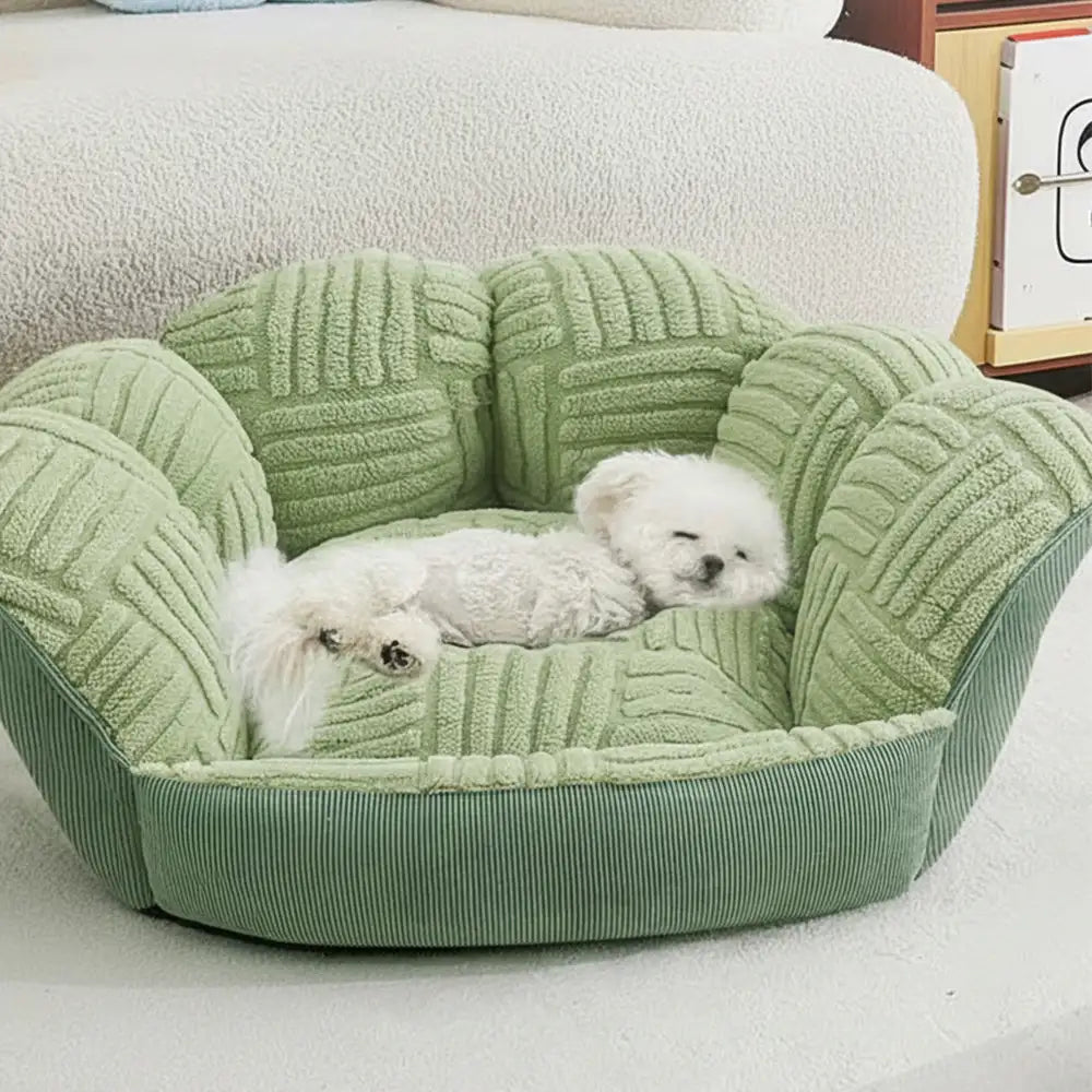 Multifunctional Semi-Enclosed Cave Dog Bed Warming Pet Bed