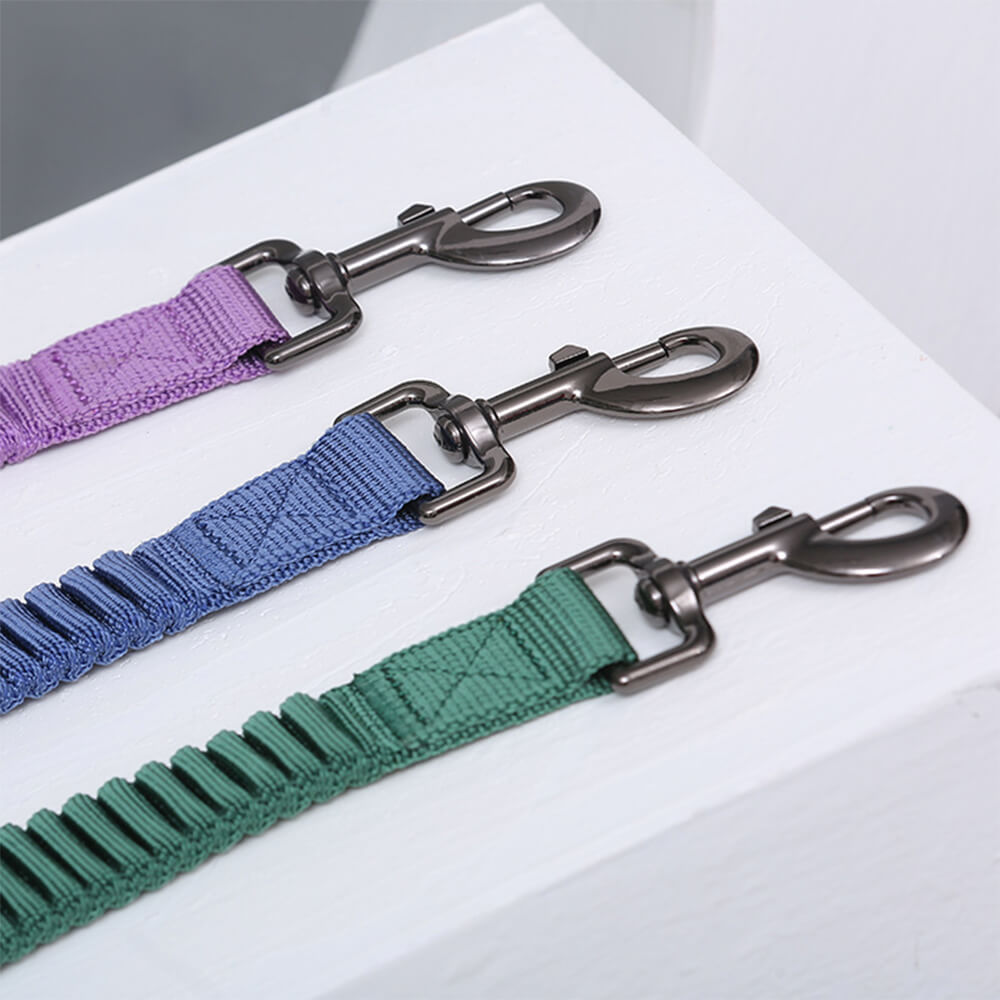 Nylon ajustable reflectante sin pulir arnés de perro y correa