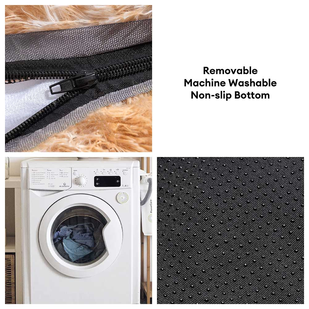 Lenfuga esponjosa grande ortopédico humano-perro Bolster cama de refrescos