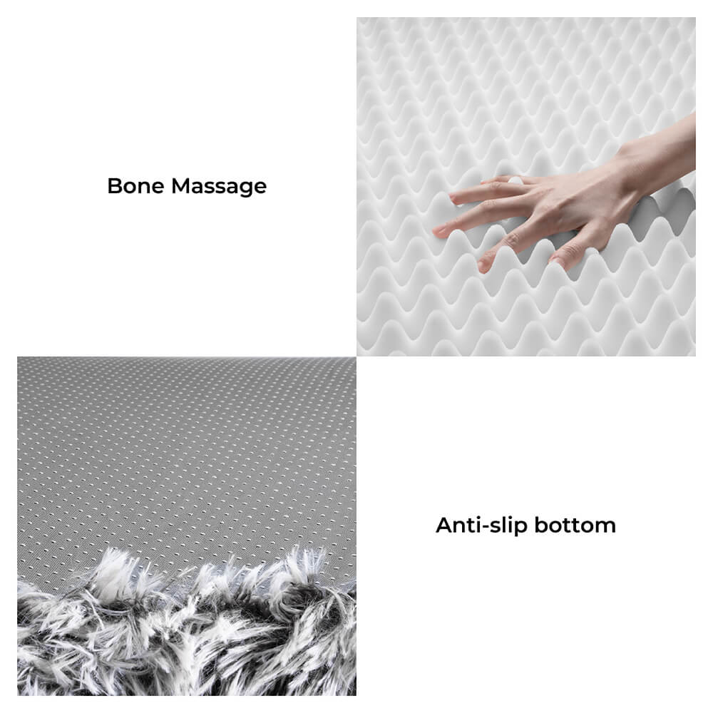 Lenfuga esponjosa grande ortopédico humano-perro Bolster cama de refrescos