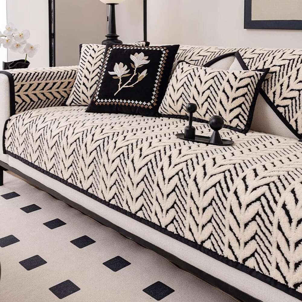 Coperchio di divano anti-scratch di peluche e crasph di peluche e craspelli