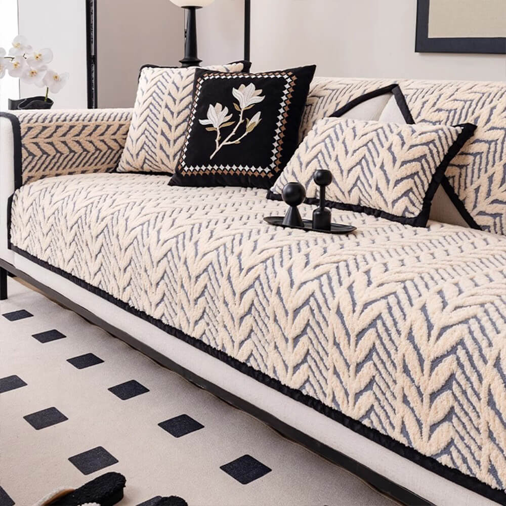 Coperchio di divano anti-scratch di peluche e crasph di peluche e craspelli