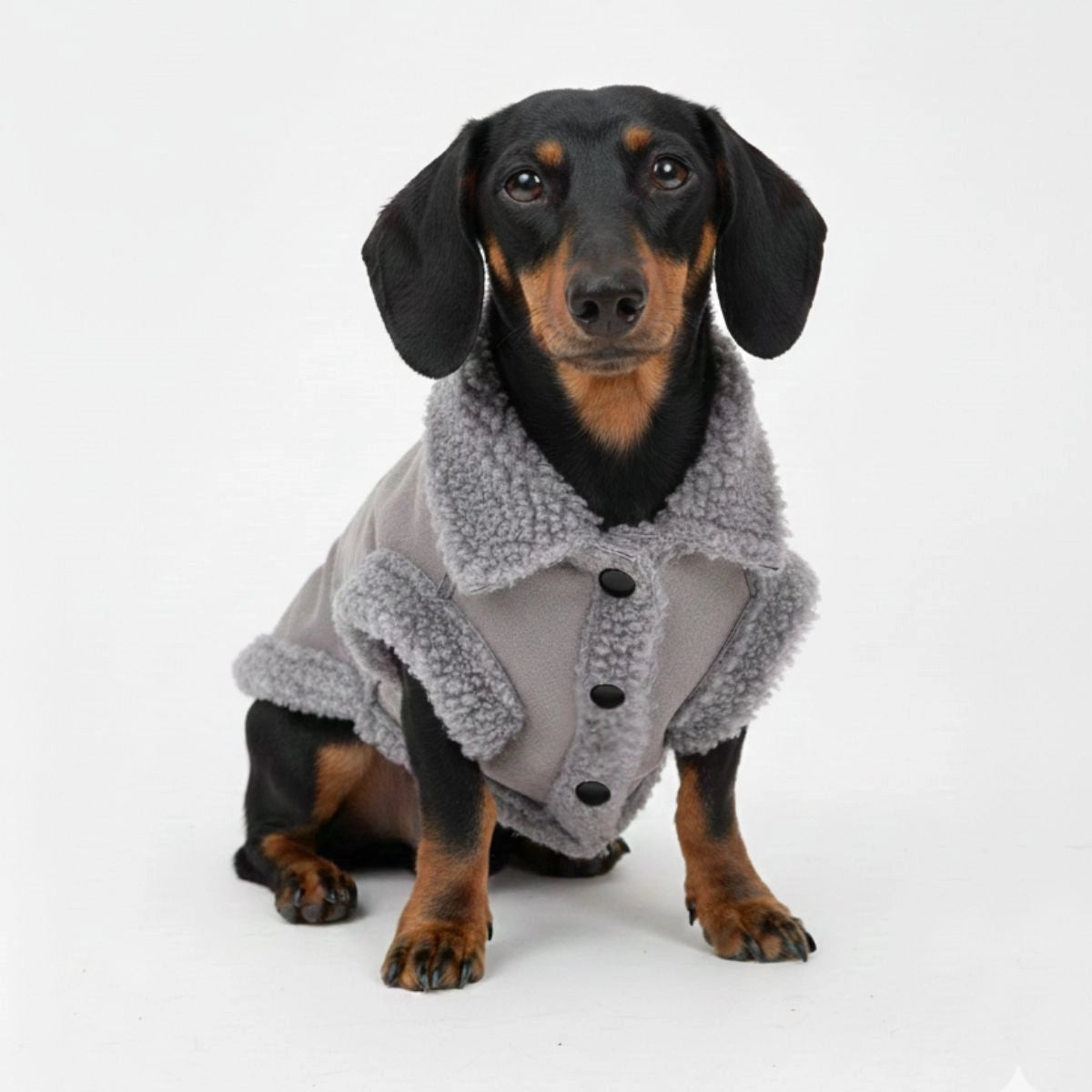 Giacca per cani shearling - capispalla invernale calda ed elegante