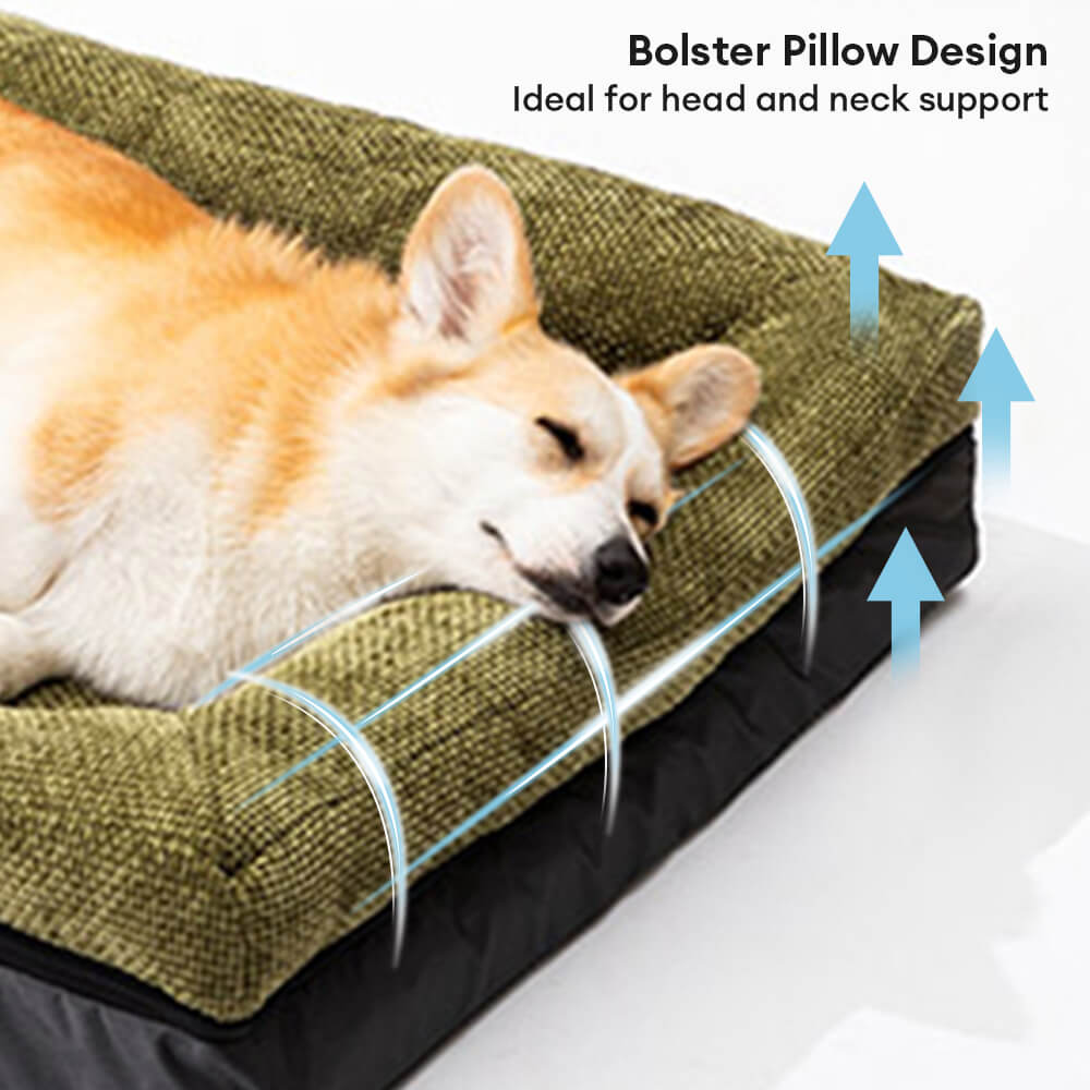 Camino acogedor y acogedor duradero ortopédico lavable y cama para perros y gatos