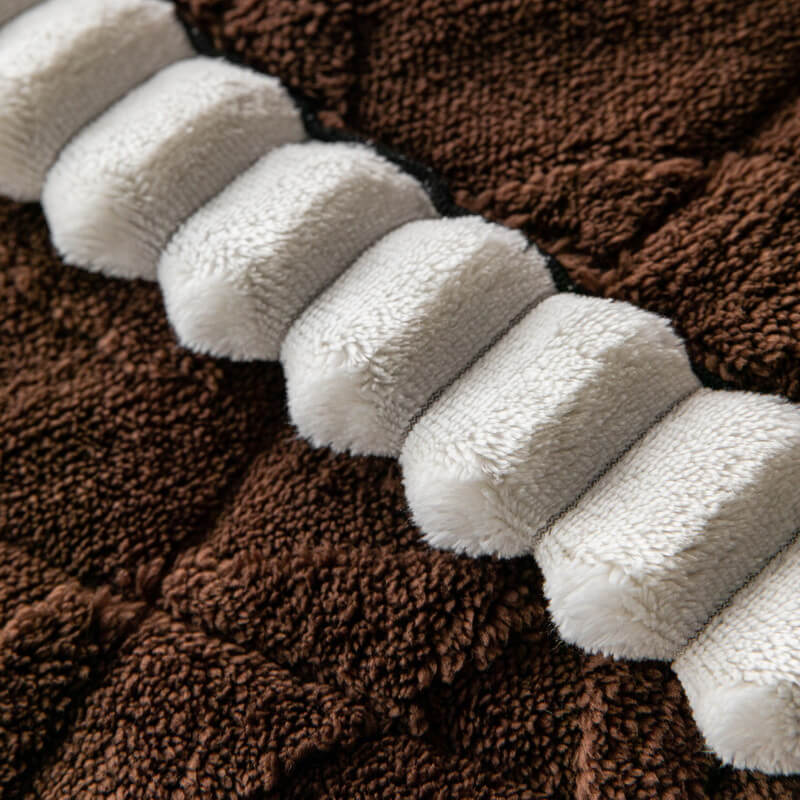 Patrón de hojas de felpa corta espesada Cubierta de sofá sin deslizamiento resistente a los rasguños