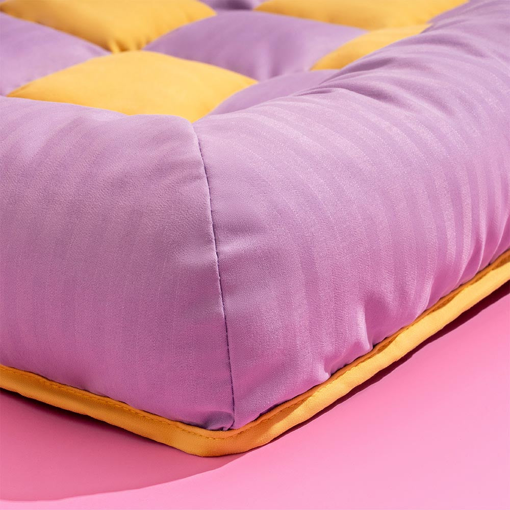 Travel Bolster Seguridad asiento trasero Bed de asiento para perros grandes - salón de ajedrez