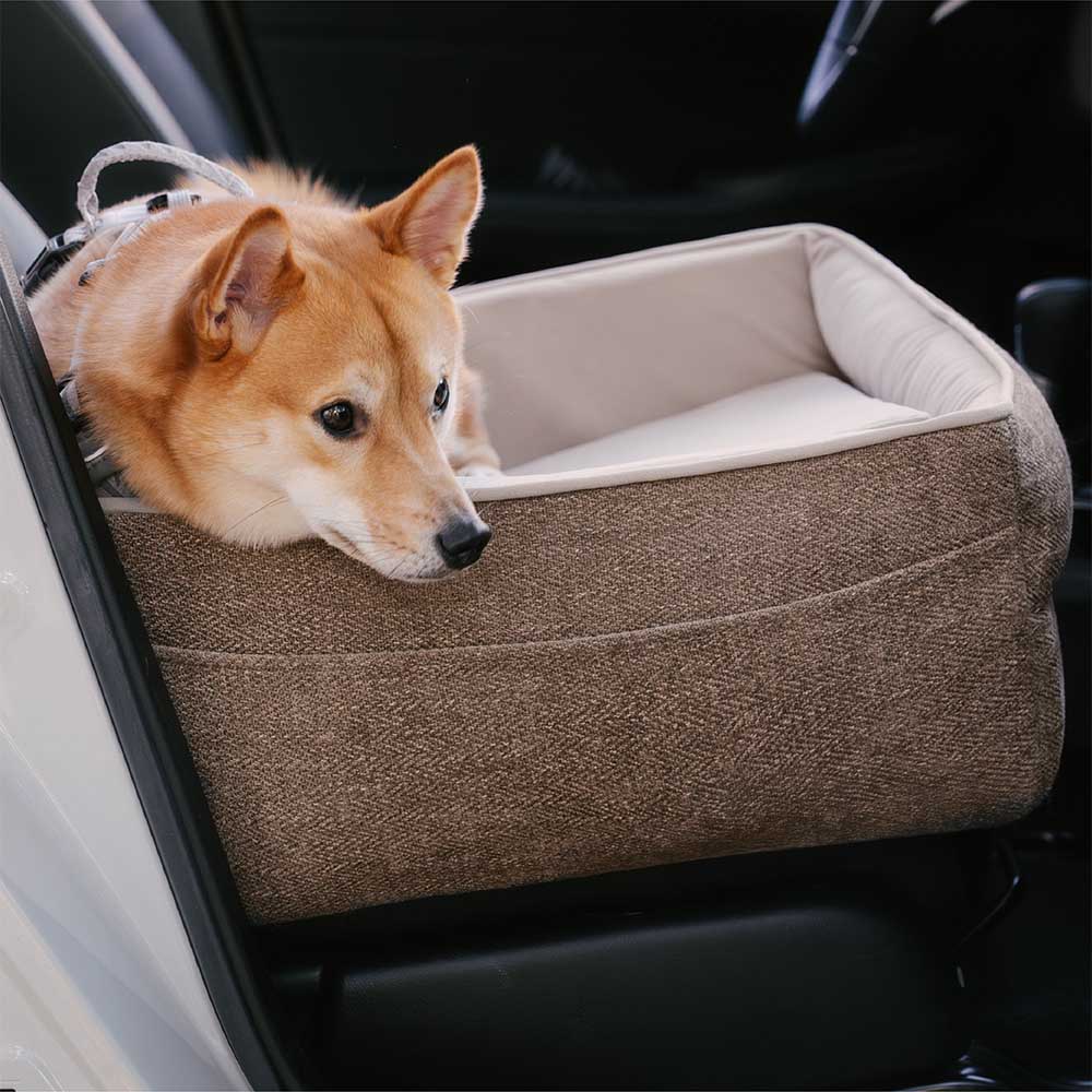 Seguridad de viaje asiento espesado en espesada cama para perros asiento de asiento