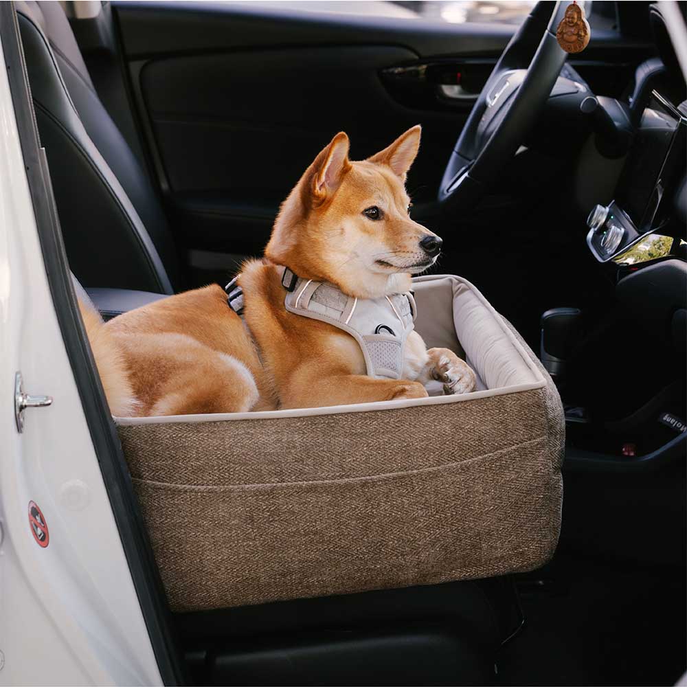 Seguridad de viaje asiento espesado en espesada cama para perros asiento de asiento