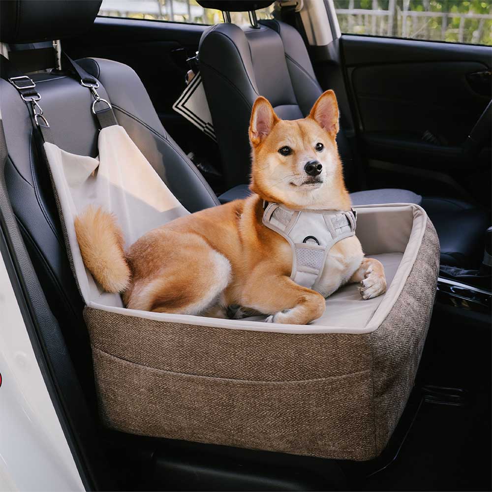 Seguridad de viaje asiento espesado en espesada cama para perros asiento de asiento