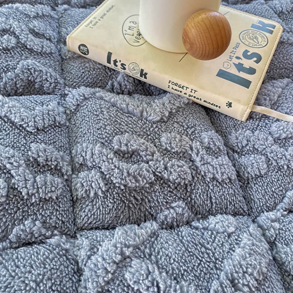 Twisted Jacquard Plush grueso cómodo