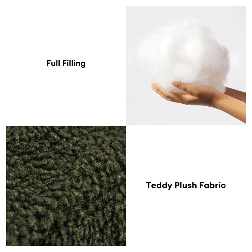 Vintage Checkered Washable Cozy Support Calming Dog & Cat Sofa Bed