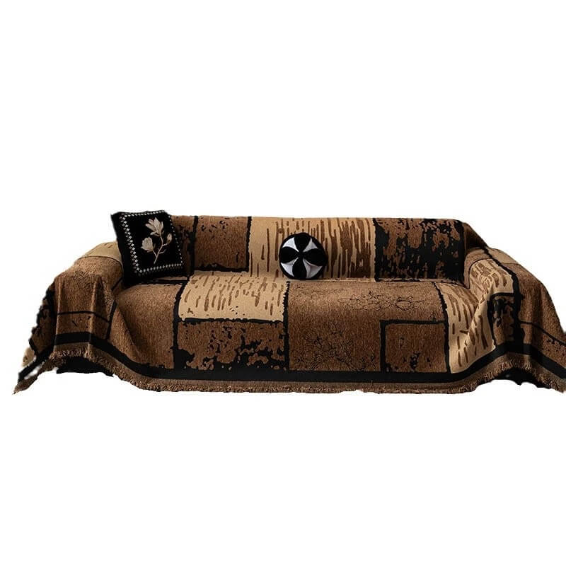 Cubierta de sofá de lanzamiento de sofá de sofá de chenille vintage