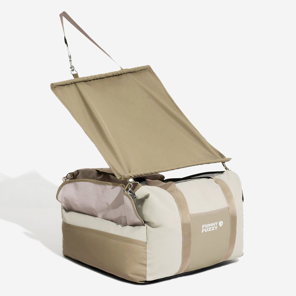 Asiento para el automóvil para el sol - Pup Rover impermeable transpirable protección contra la seguridad de la seguridad asiento de automóvil para perros