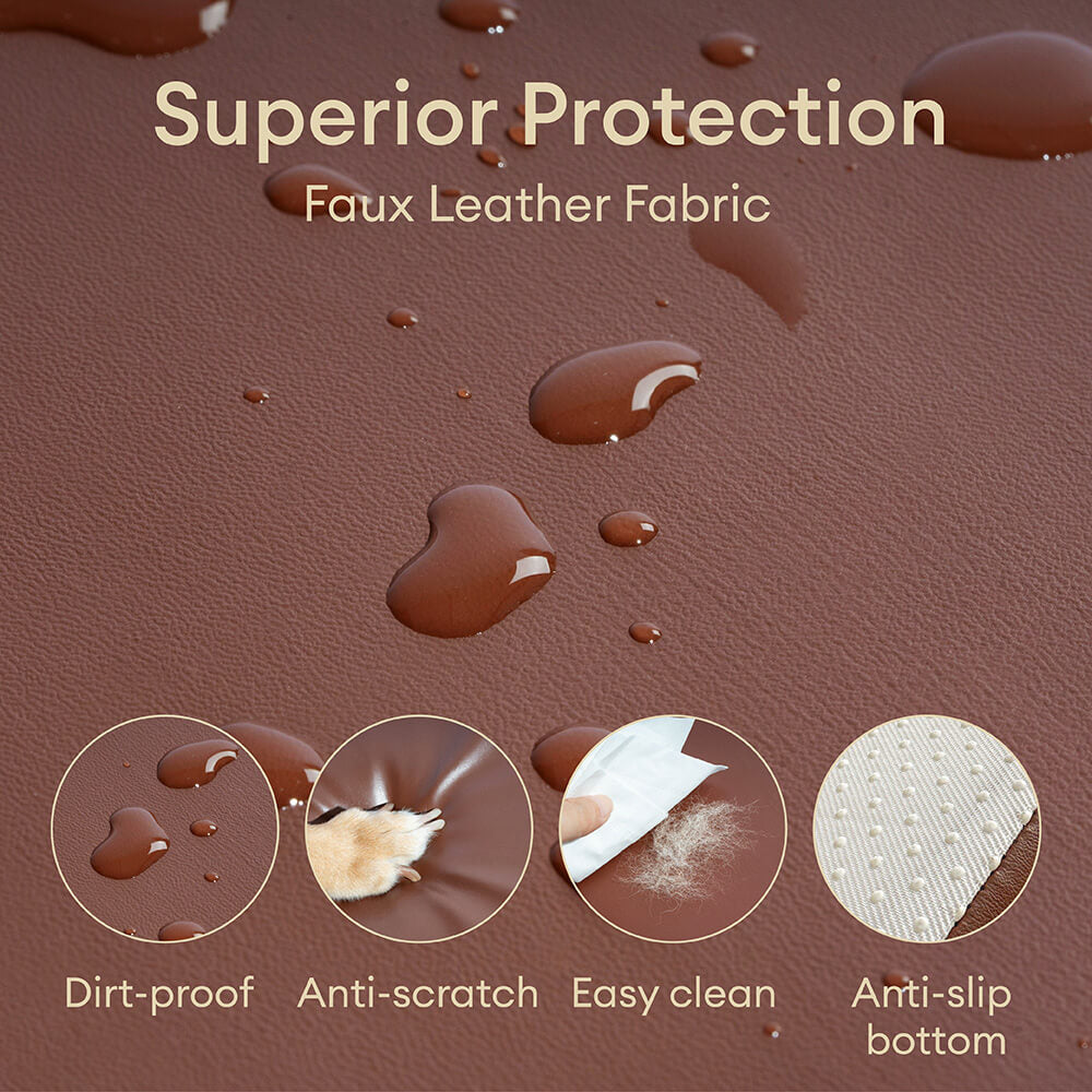 Escaleras de mascotas de nivel múltiple de cuero de PU lavable por el agua