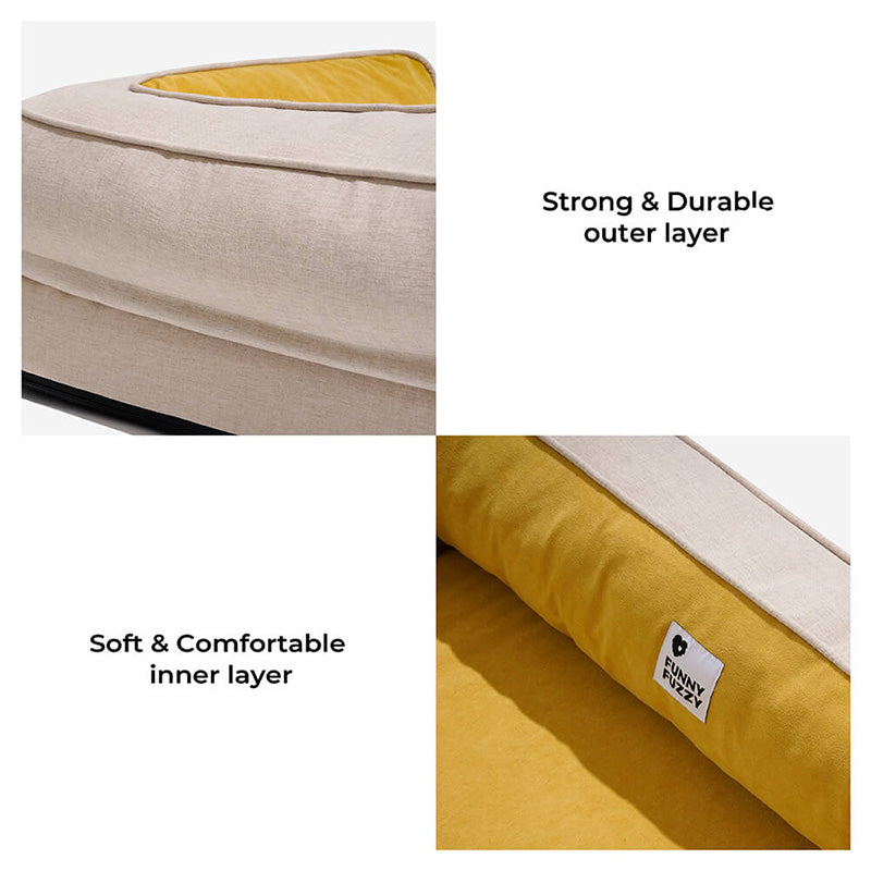 Ultimate tumbo de soporte completo cómoda cama ortopédica para perros