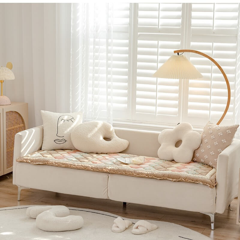 Cubierta de sofá protectora de algodón puro de algodón puro floral