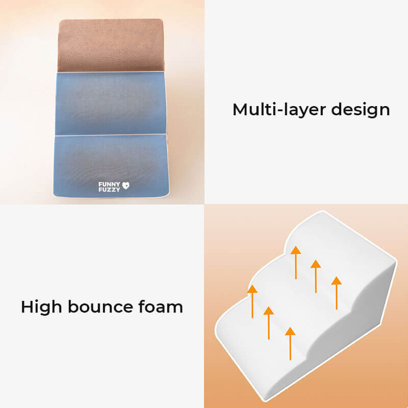 Scale per cani rimovibili a scala per animali domestici semplici