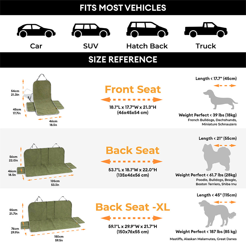 Housses de siège de voiture imperméables et souples - Be Fresh