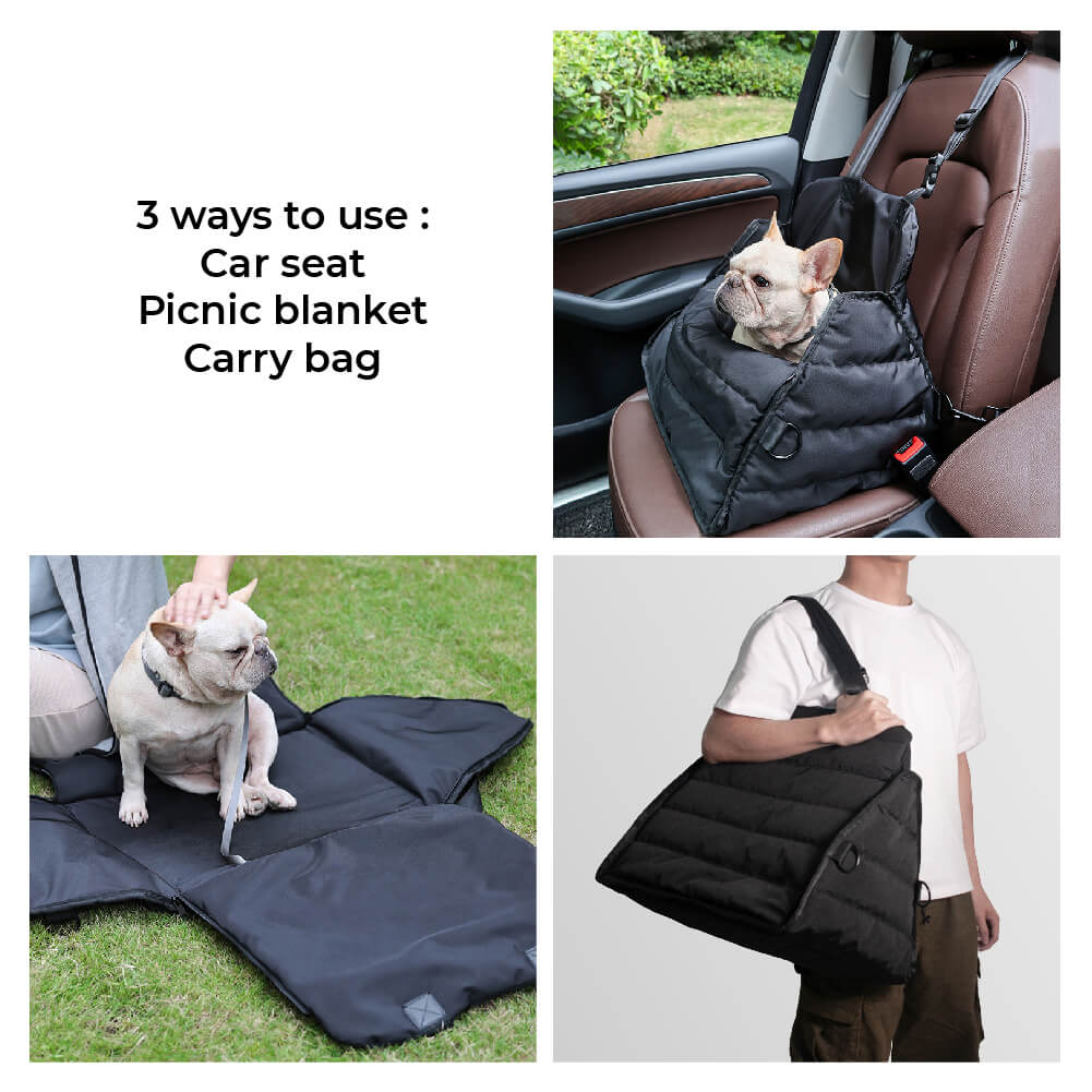 Multifunction Dog Car Seat Carrier - Triangle - FUNNYFUZZY