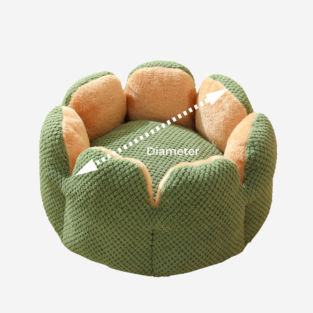 Cactus Shape Comfy Pet Bed - FUNNYFUZZY