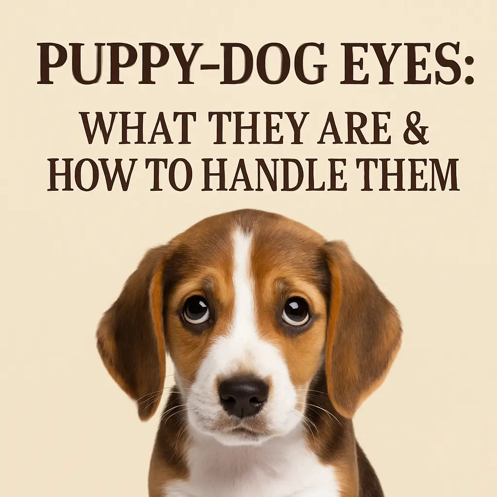 Dog Puppy Eyes: What They Are & How to Handle Them