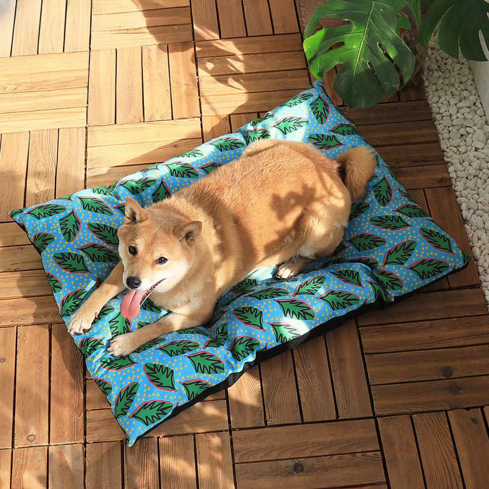 Hawaiian Leaf Pattern Waterproof Durable Large Dog & Cat Mat