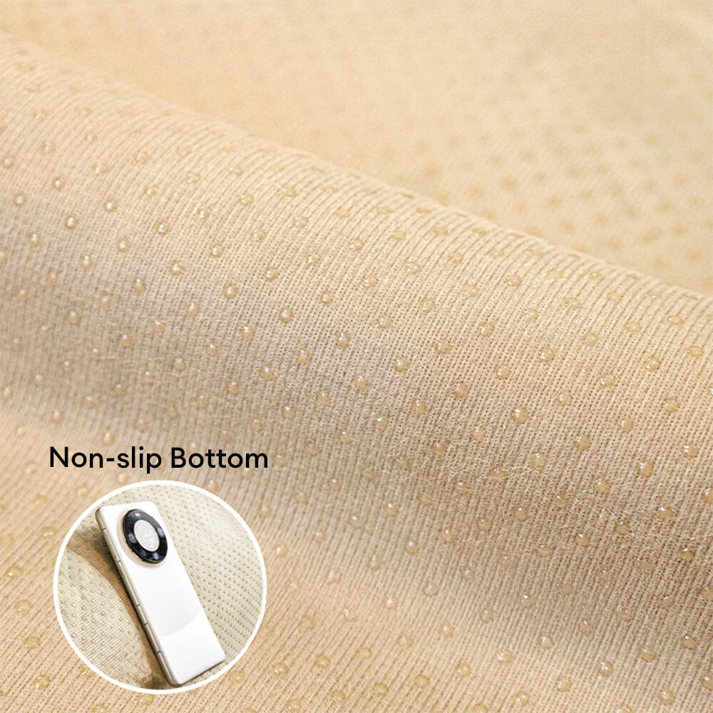 Warm Plush Curved Jacquard Non-Slip Sofa Protector Couch Cover