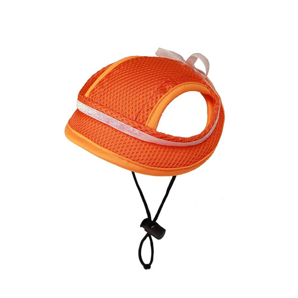 Pet Cat Dog Accessories Adjustable Rope Leaky Ear Sun Hat