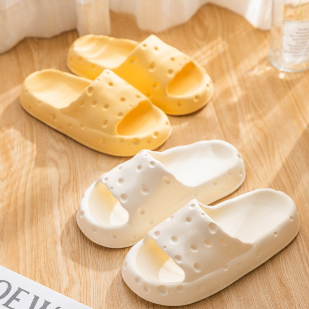 Cheese Cloud Weiche, rutschfeste Sandalen, Hausschuhe, Kauspielzeug für Hunde